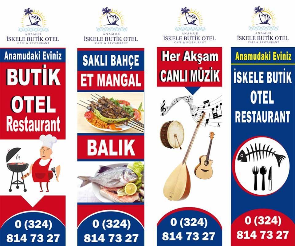 Iskele Butik Otel Anamur Eksteriør bilde